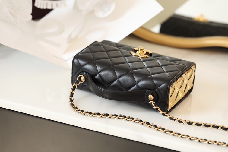 Mini Flap Bag With Handle