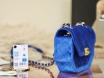 Mini Velvet Flap Bag