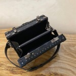 Clutch Box Monogram Coated Canvas Leather