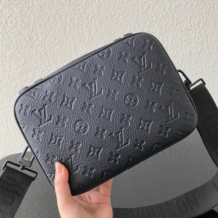 S Lock Messenger Taurillon Monogram Bag