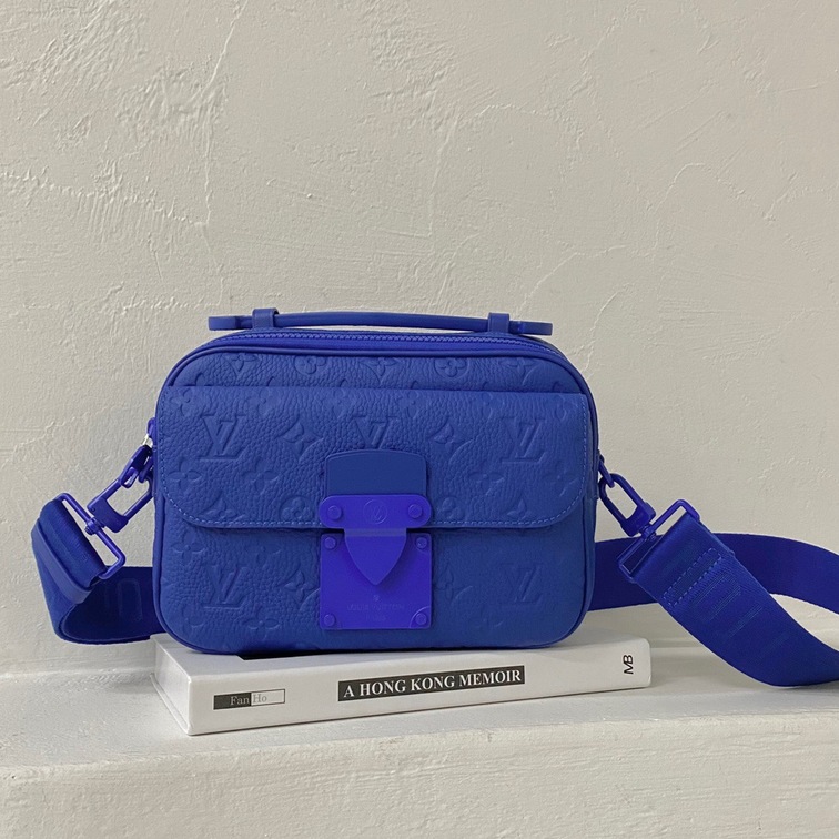 S Lock Messenger Taurillon Monogram Bag