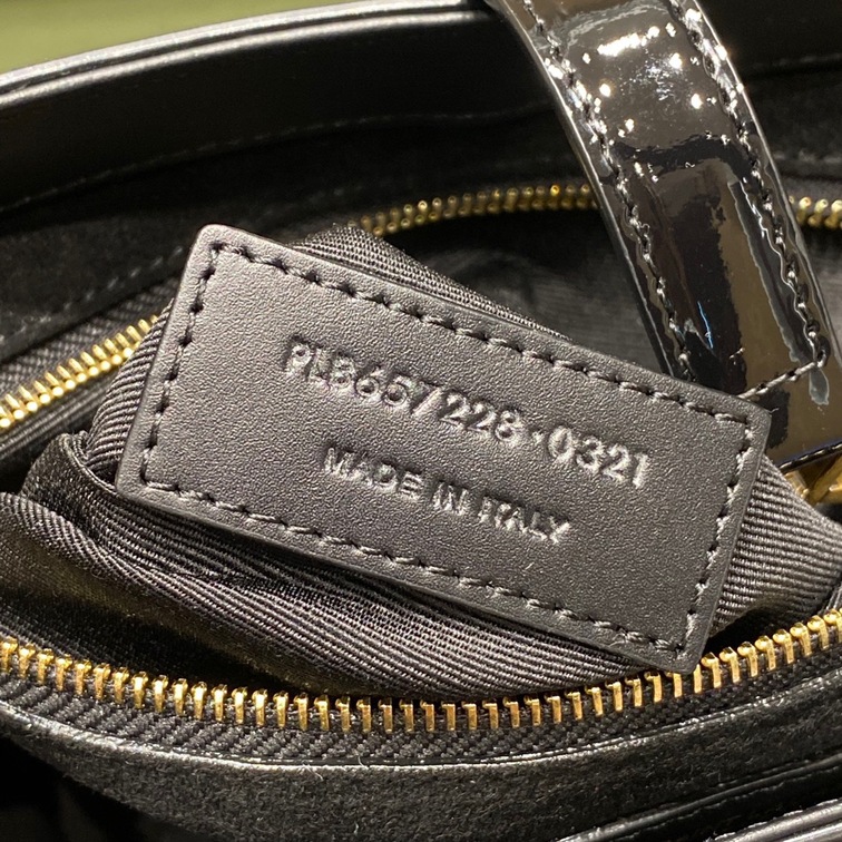 Le 5 A 7 Patent Leather Bag