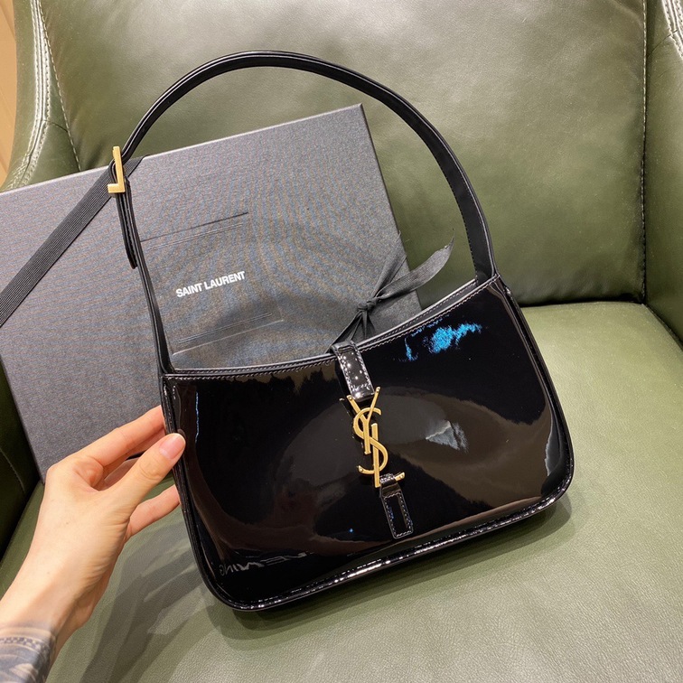 Le 5 A 7 Patent Leather Bag