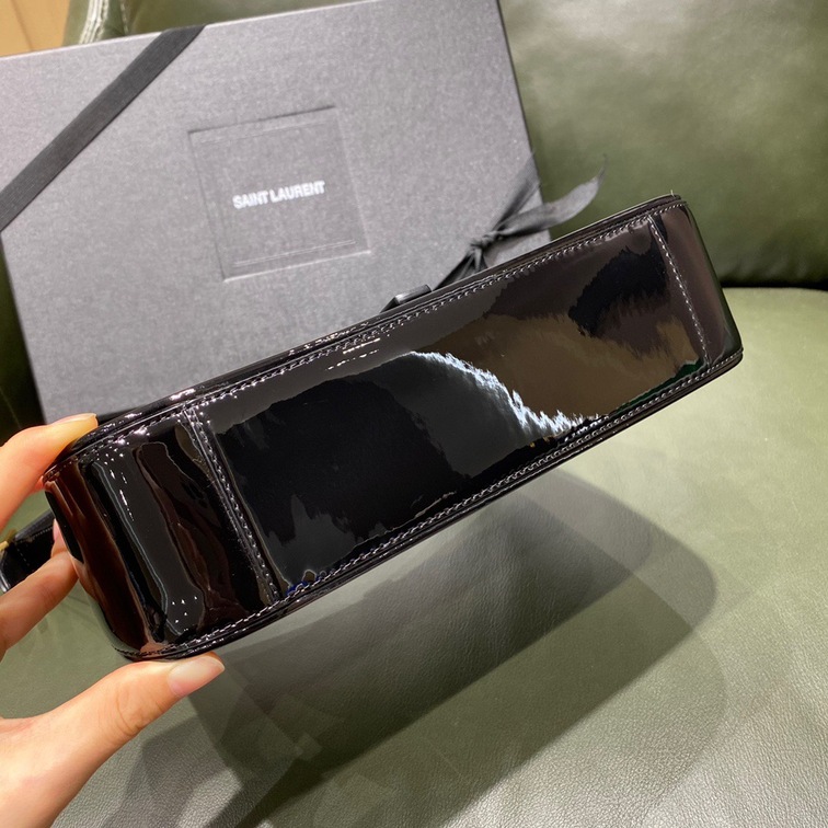 Le 5 A 7 Patent Leather Bag