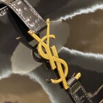 Le 5 A 7 Patent Leather Bag