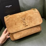 Medium Suede Niki Bag