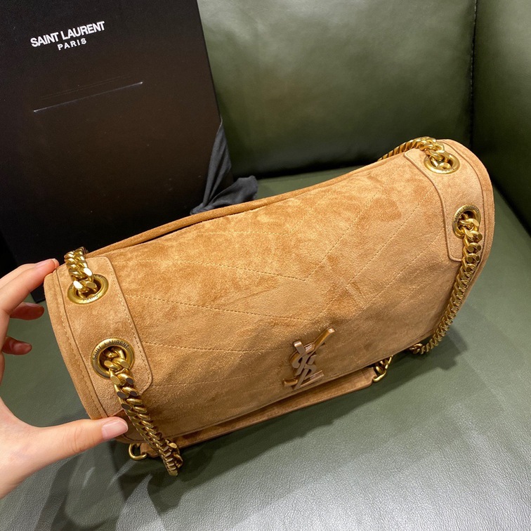 Medium Suede Niki Bag