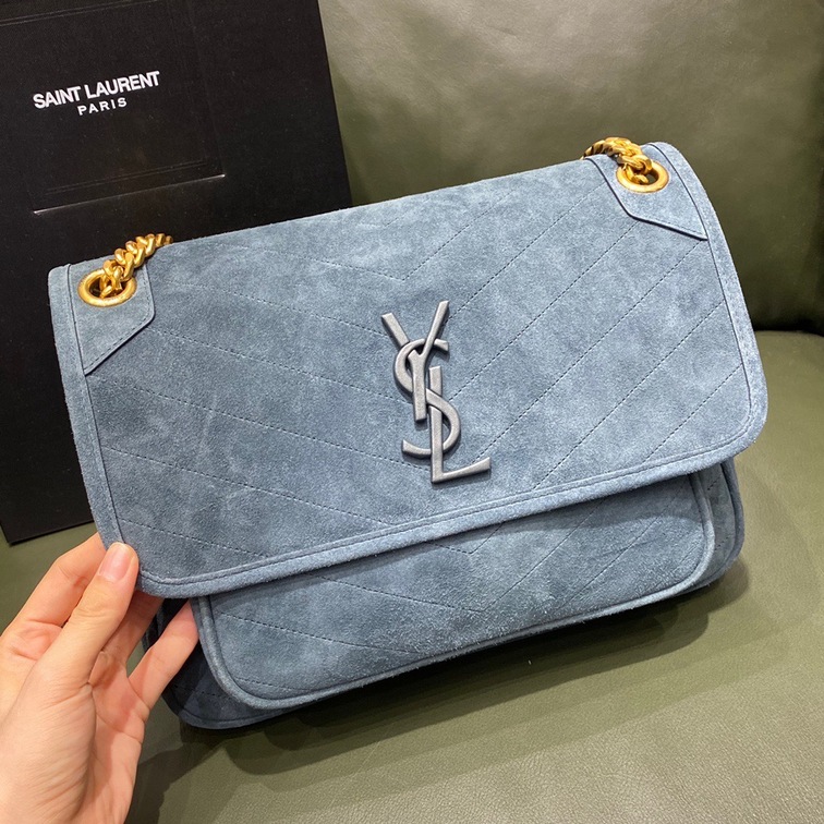 Medium Suede Niki Bag