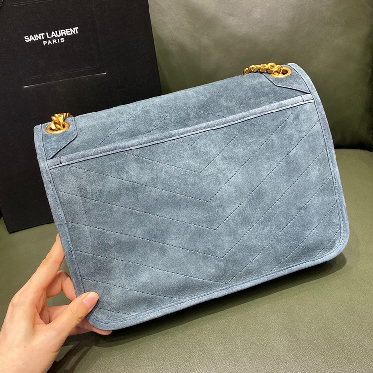 Medium Suede Niki Bag