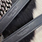 Niki Bag In Black And White Pony Hair