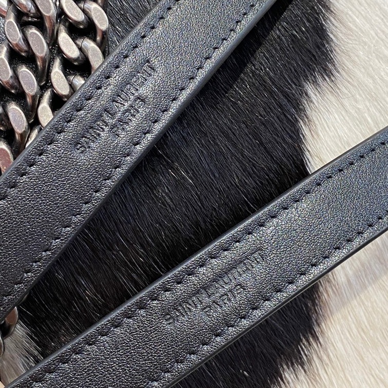 Niki Bag In Black And White Pony Hair
