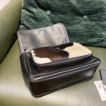 Niki Bag In Black And White Pony Hair