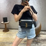 Solferino Medium Leather Shoulder Bag