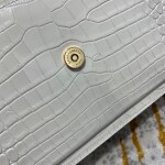 Sunset Medium In Crocodile Embossed Shiny Leather